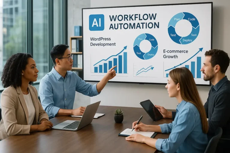 AI-powered workflow automation transforming WordPress development and e-commerce