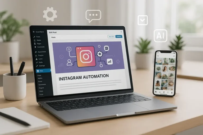 AI-driven Instagram post automation for WordPress blogs