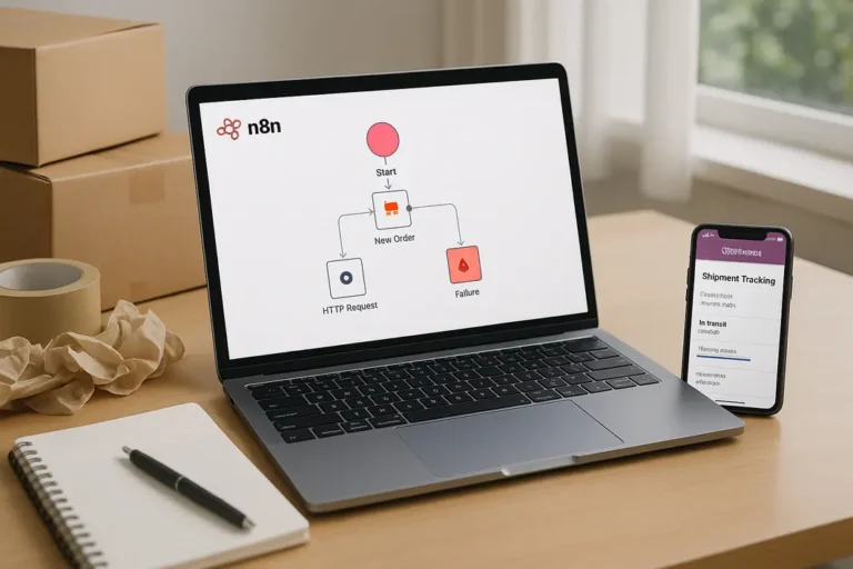 Automating WooCommerce shipment tracking using n8n workflow