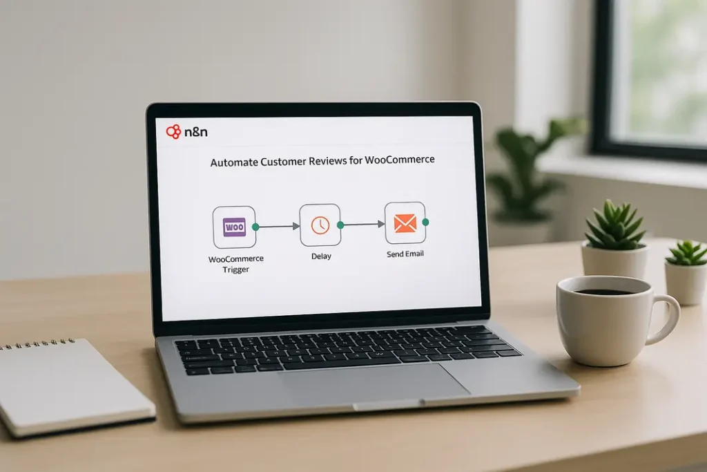 n8n workflow automation for WooCommerce customer reviews